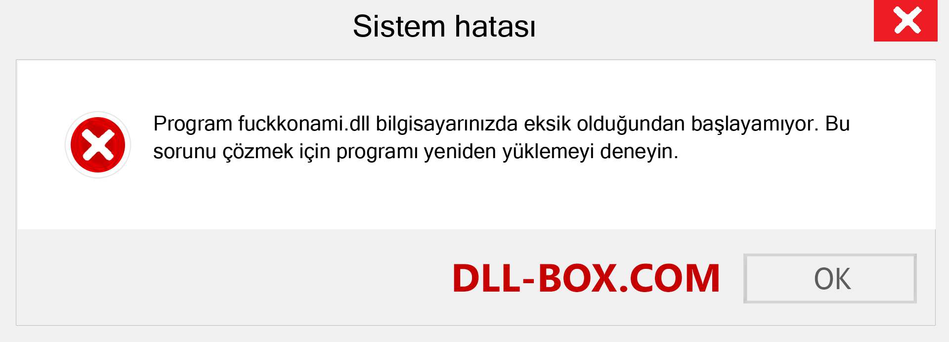 fuckkonami.dll dosyası eksik mi? Windows 7, 8, 10 için İndirin - Windows'ta fuckkonami dll Eksik Hatasını Düzeltin, fotoğraflar, resimler